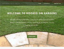 Tablet Screenshot of hookedongardens.com